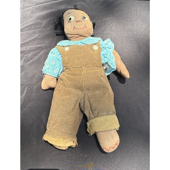 Antique Handmade African American Girl doll from Simplicity Pattern Cute! - Picture 2 of 10